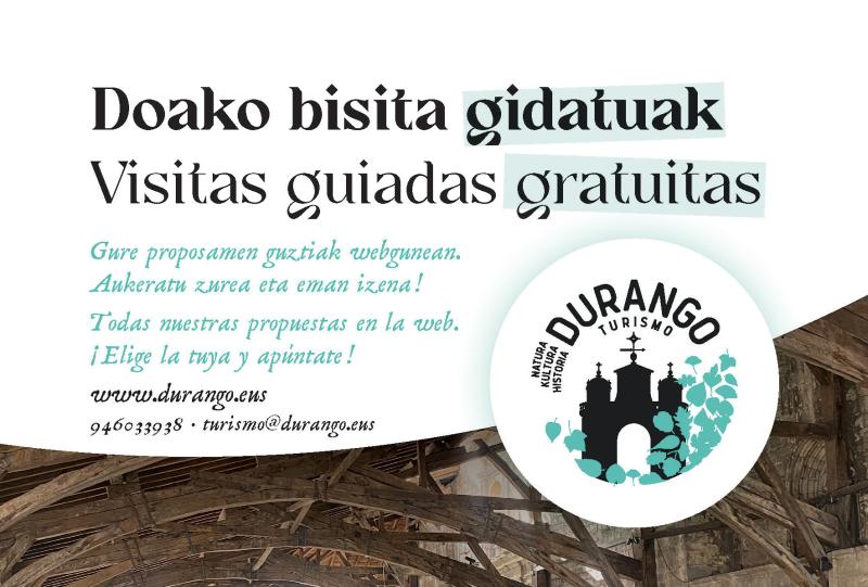 DOAKO BISITA GIDATUAK 2025 - VISITAS GUIADAS GRATUITAS 2025