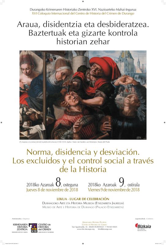 TURISMO PROGRAMA BEREZIA KRIMENAREN JARDUNALDIAK - PROGRAMA TURISTICO ESPECIAL JORNADAS DEL CRIMEN