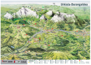 Durangaldeko mapa