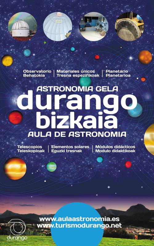 Durango en la primera feria de divulgación astronómica a nivel estatal-Durangok Astronomia Jendarteratzeko estatu mailako lehen azokan parte hartu du